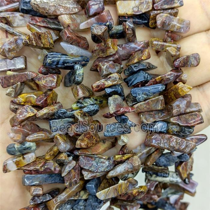 Natural Pietersite Chips Beads Freeform Topdrilled