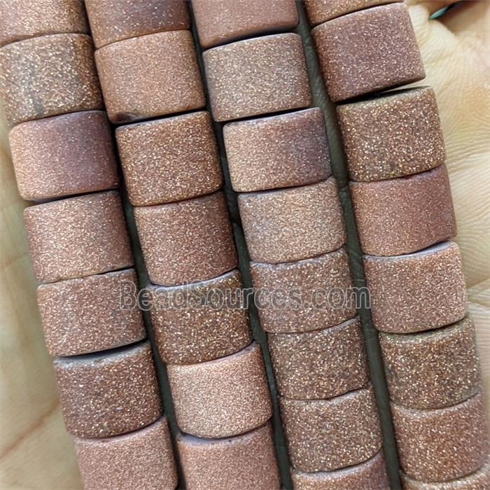 Golden Sandstone Heishi Beads Matte