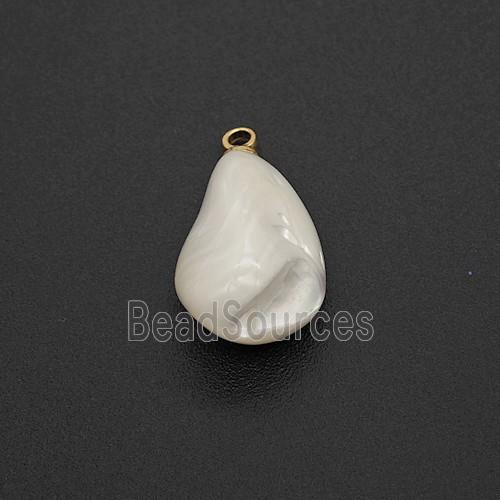 MOP Shell Teardeop Pendant