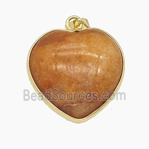 Gemstone Pendant, Gold Plated