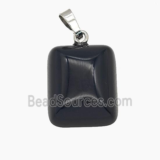 Gemstone Pendant, Platinum Plated
