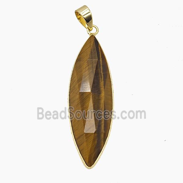 Gemstone Pendant, Platinum Plated