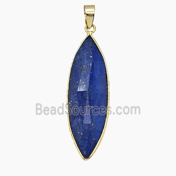 Gemstone Pendant, Platinum Plated