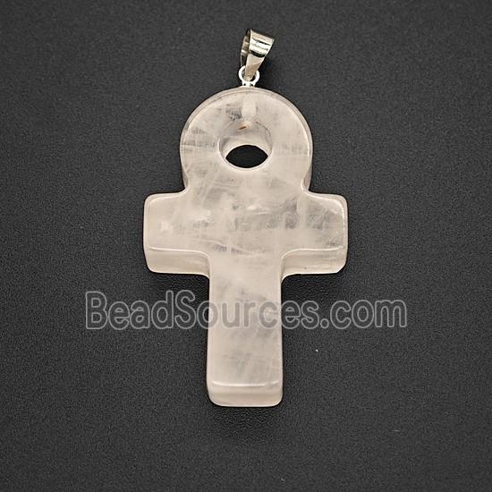 Gemstone Pendant, Platinum Plated