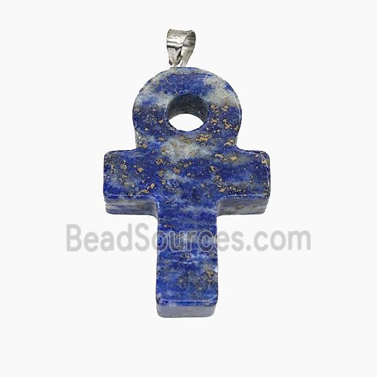 Gemstone Pendant, Platinum Plated