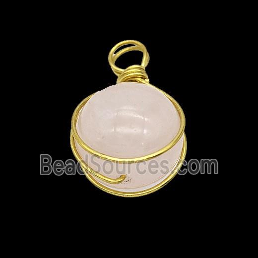 Gemstone Pendant, Platinum Plated