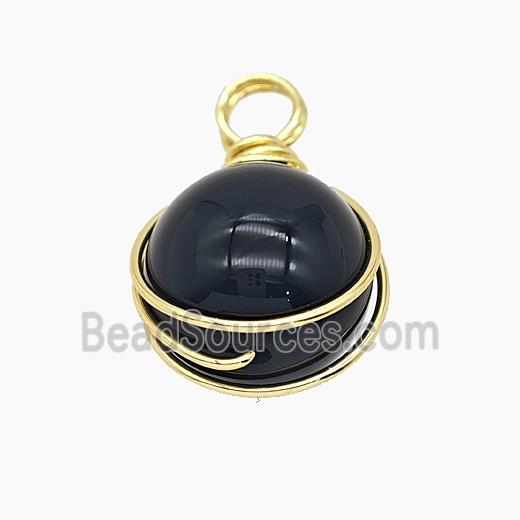 Gemstone Pendant, Platinum Plated