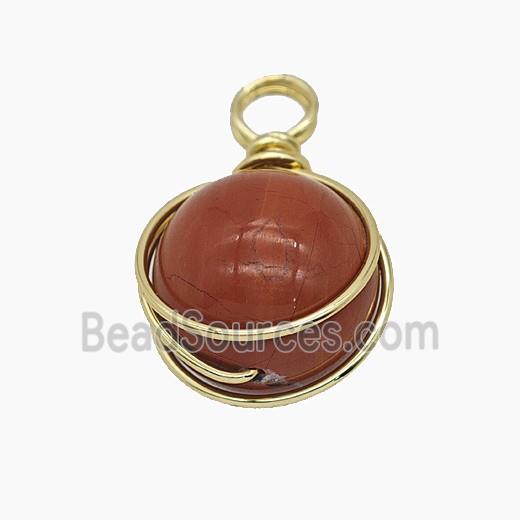 Gemstone Pendant, Platinum Plated