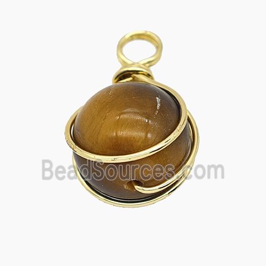 Gemstone Pendant, Platinum Plated