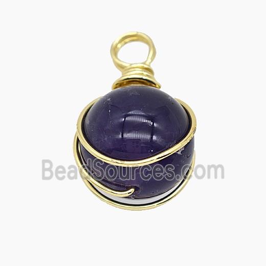 Gemstone Pendant, Platinum Plated