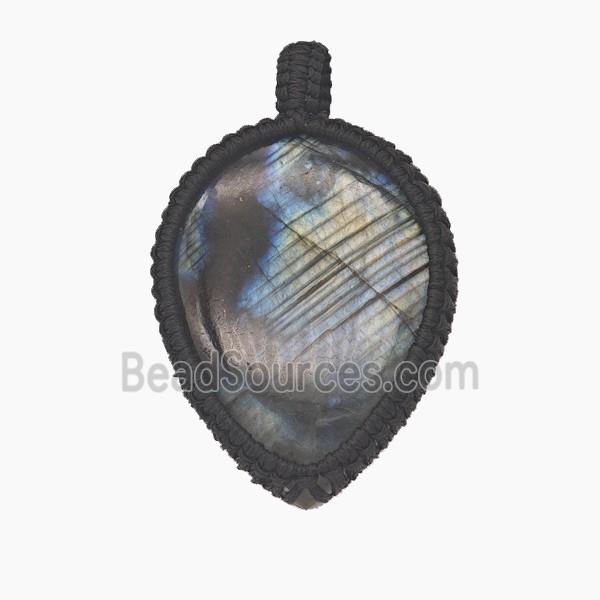Gemstone Pendant, Pltinum Plated