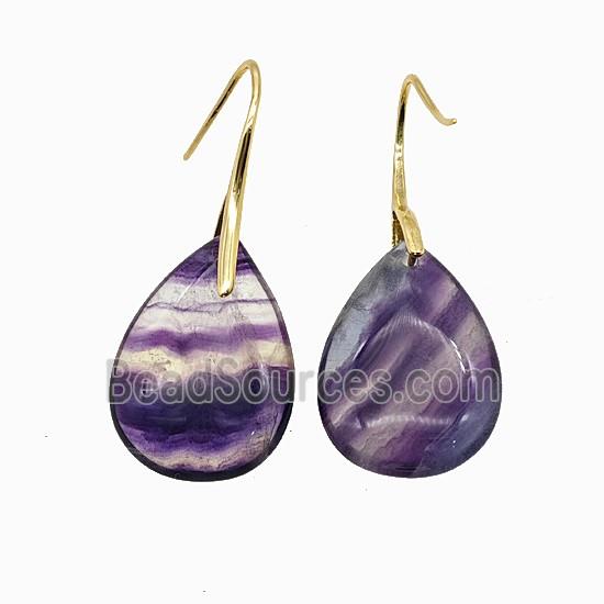 Gemstone Earring, gold Plated