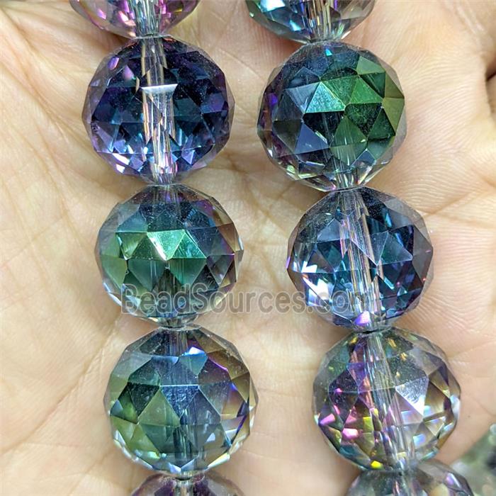 Crystal Glass Beads Faceted Round