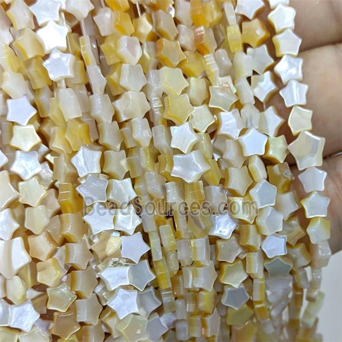 MOP Shell Star Beads