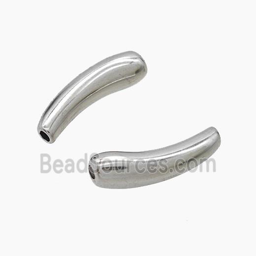 Raw Stainless Steel Tube Beads