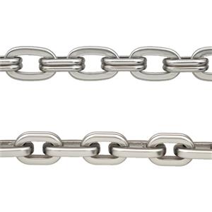 Alloy Chain Duck Matte Silver, approx 7-11mm, 8-13mm