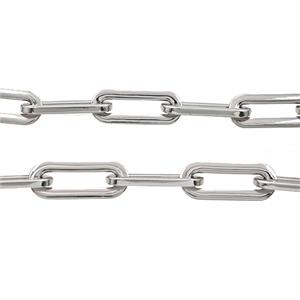 Alloy Chain Platinum Plated, approx 9-23mm
