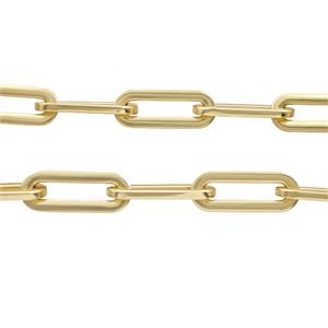 Alloy Chain Duck Matte Gold, approx 9-23mm