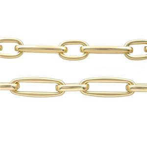 Alloy Chain Duck Matte Gold, approx 10-15mm, 9-25mm