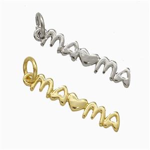 Copper Mama Pendant Heart Mixed, approx 4-20mm