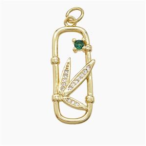 Copper Dragonfly Pendant Pave Zirconia Gold Plated, approx 11-25mm