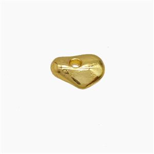 Zinc Alloy Rondelle Spacer Beads Gold Plated, approx 6-8mm