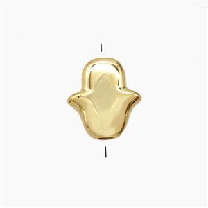 Copper Tulip Beads Gold Plated, approx 9.5-10.5mm