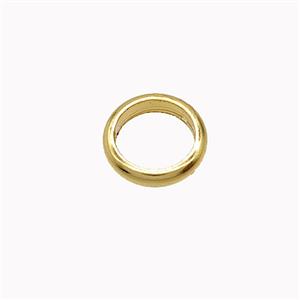 Copper Bead, gold plated, approx 10mm
