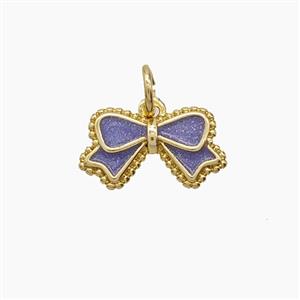 Enamel Copper Pendant, Gold Plated, approx 8-14mm