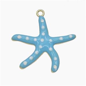 Enamel Copper Pendant, Gold Plated, approx 32mm