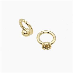 Copper Bail Gold Plated, approx 7.5mm