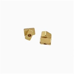 Copper Beads Gold Plated, approx 4mm