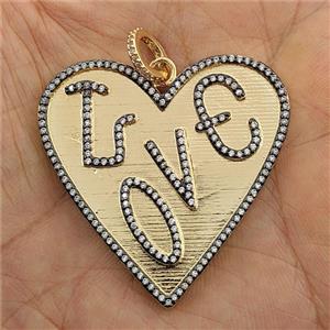 Copper Bead Pave Zircon, Gold Plated, approx 40mm
