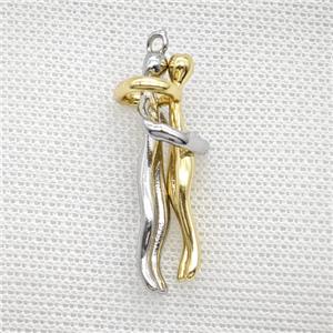 Copper Couple Pendant Platinum Gold Plated, approx 5-30mm