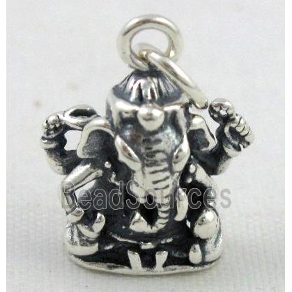 Thailand Sterling Silver pendant, antique silver