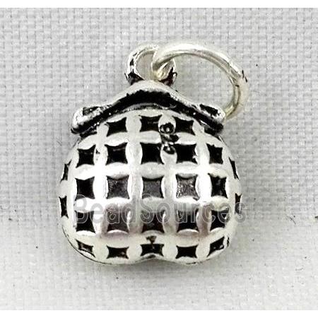 Thailand Sterling Silver pendant, antique silve