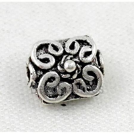 Thailand Sterling Silver bead, antique silve