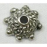 Tibetan Silver beadcaps