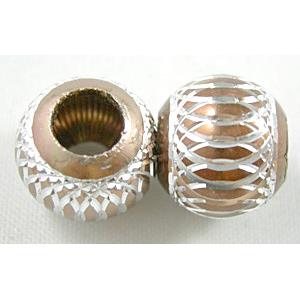 Coffee Aluminium Spacer Beads