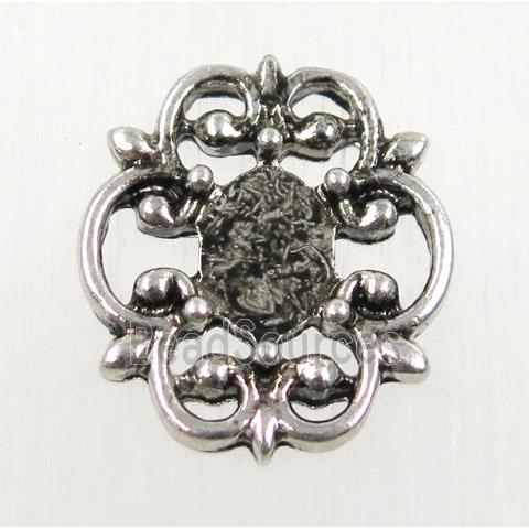 tibetan silver pendant, non-nickel