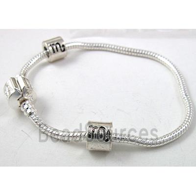 Tibetan Silver spacer bead, lead free and nickel free