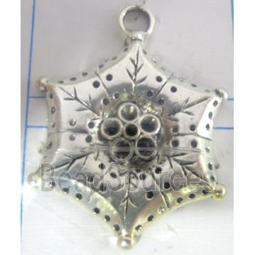 Tibetan Silver pendant non-nickel