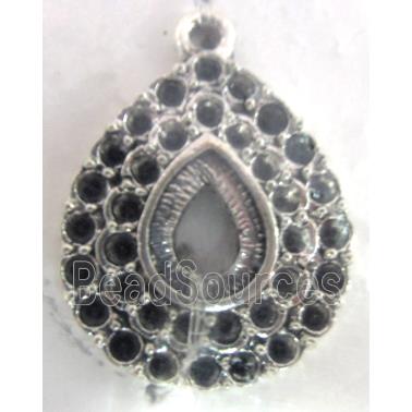 Tibetan Silver pendant, lead free and nickel free