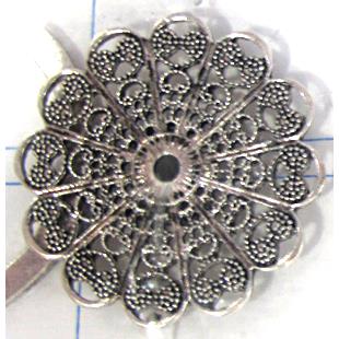 Tibetan Silver flower, Non-Nickel