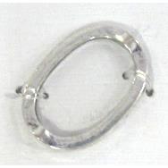 Tibetan Silver connector and ring, Lead free and nickel Free