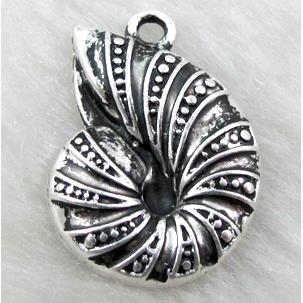 Tibetan Silver pendant, lead free and nickel free