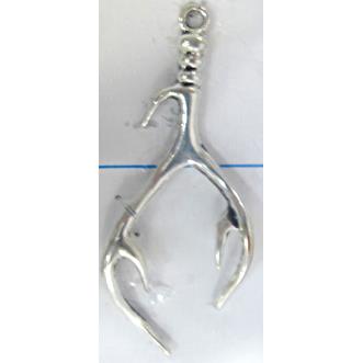 Tibetan Silver pendant, lead free and nickel free