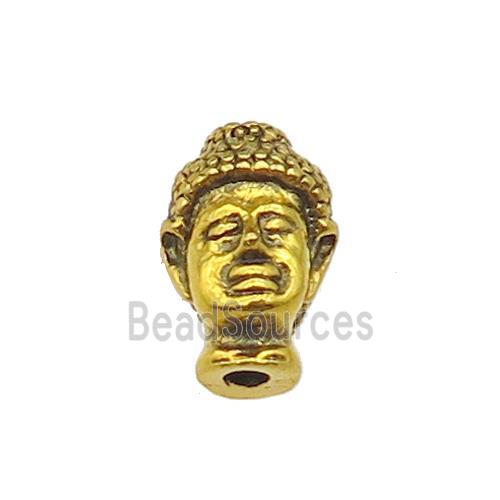 Tibetan Style Zinc Buddha Beads Antique Gold