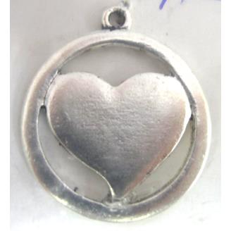 Tibetan Silver pendant, lead free and nickel free