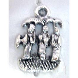 Tibetan Silver Charms pendants, Non-Nickel